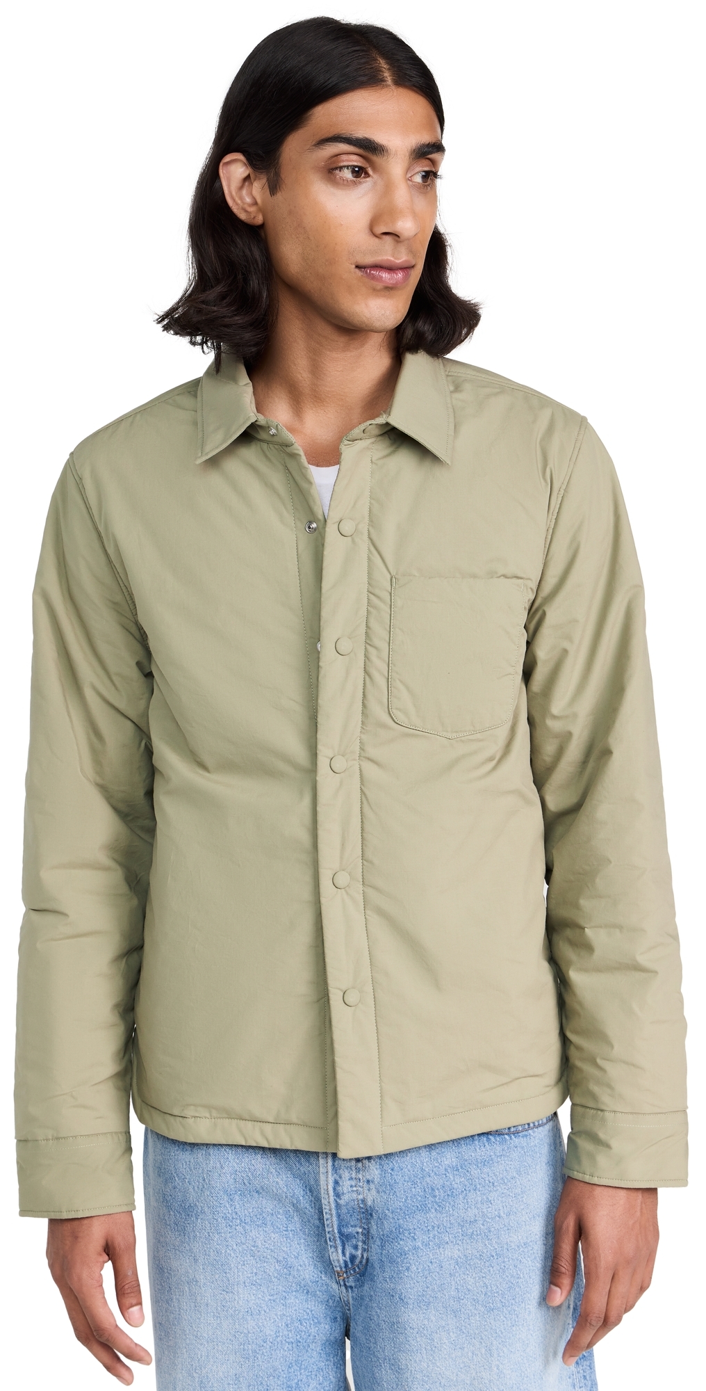 Buy Officine Generale Harring Pad Ovs Pce Dye Jacket Online | Coshio