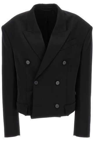 Balenciaga Double-breast Folded Blazer