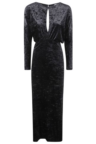 Parosh Stretch Velvet Midi Dress