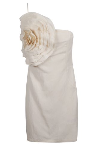 Blumarine Large Flower Detail Sleeveless Dress