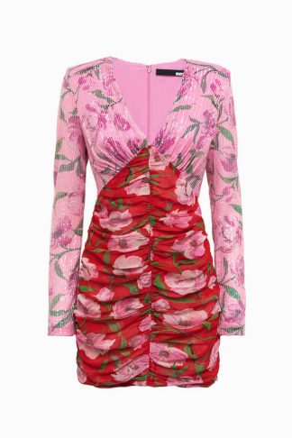 Rotate by Birger Christensen Rotate Printed Mini Dress