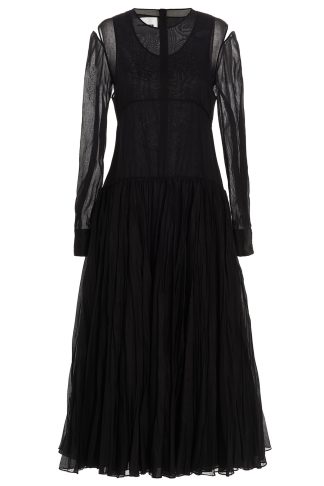 Jil Sander Pleated Skirt Dress