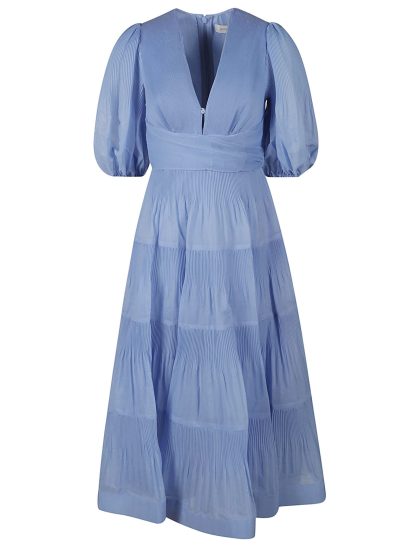 Zimmermann Pleated Midi Dress