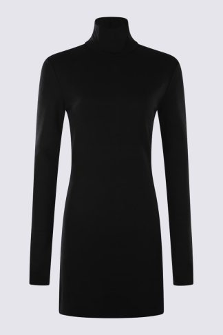 Ami Alexandre Mattiussi Black Wool Dress