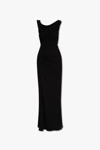 Saint Laurent Draped Long Dress