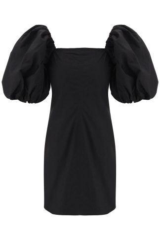 Ganni Black Cotton Dress