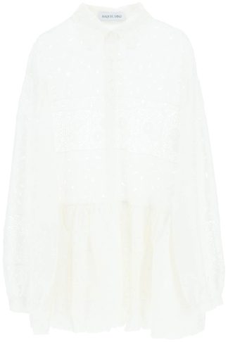 Raquel Diniz Broderie Anglaise Chemisier Dress