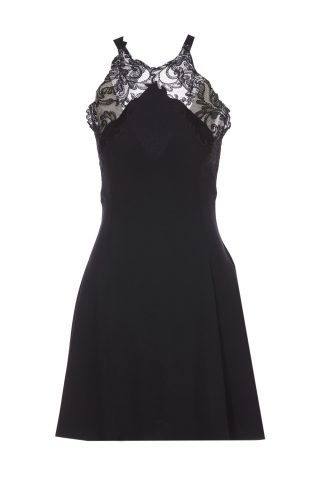 Versace Barocco Lace Mini Dress