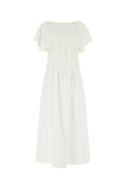 Chlo? White Linen Long Dress