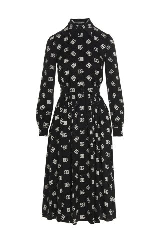 Dolce & Gabbana Logo Print Dress