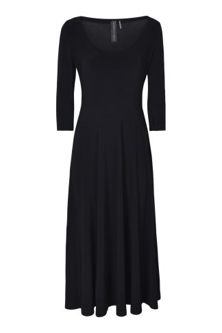 Norma Kamali Boat Neck Long-length Dress