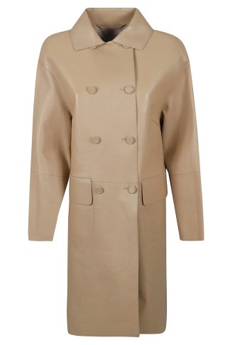 Ermanno Scervino Double-breasted Long Coat