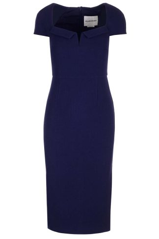 Roland Mouret Wool Cady Midi Dress