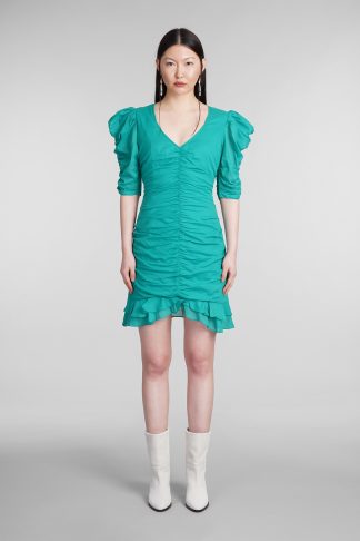 Marant ?toile Sireny Dress In Green Cotton