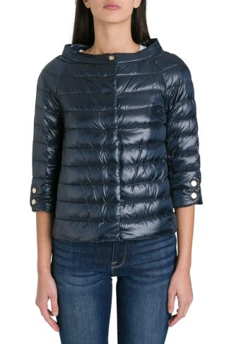 Herno Cropped Sleeve Down Jacket