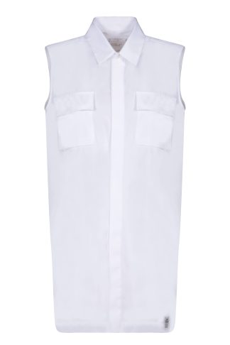 Sacai Sleeveless Long-length Shirt