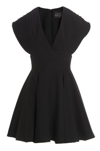 Giovanni Bedin Plisse Detail Mini Dress