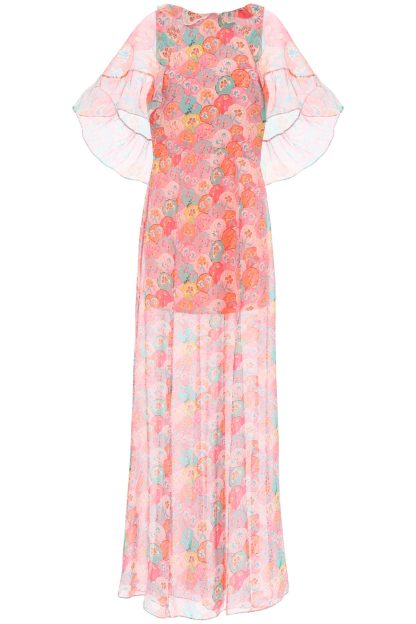 Saloni maxi Natalia Silk Georgette