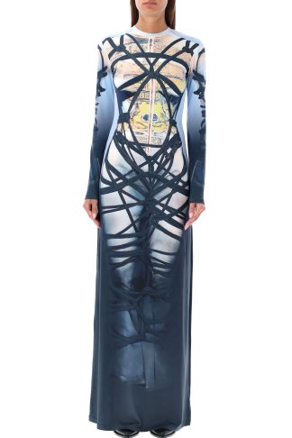 Y/Project Bondage Print Long Dress