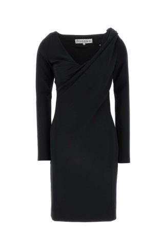 J. W. Anderson Black Stretch Polyester Blend Dress