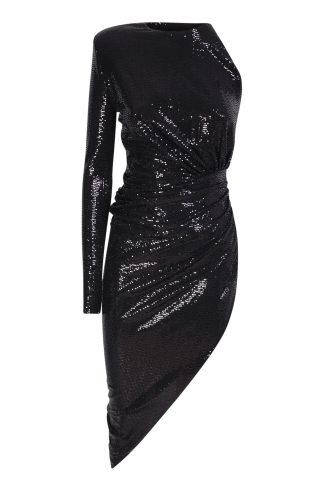 Alexandre Vauthier Asymmetric Black Dress