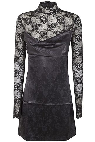 Versace Jeans Couture Jacquard Floral Mini Dress