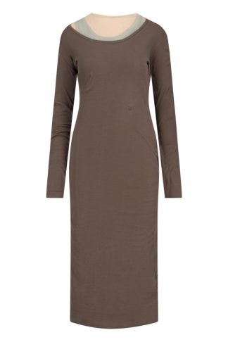 Jil Sander Layered Maxi Dress