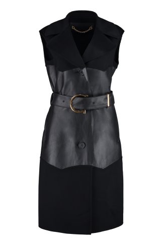 Ferragamo Wool And Cashmere Sleeveless Coat