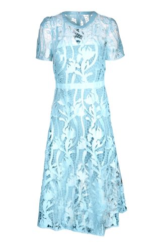 self-portrait Lace Light Blue Dress