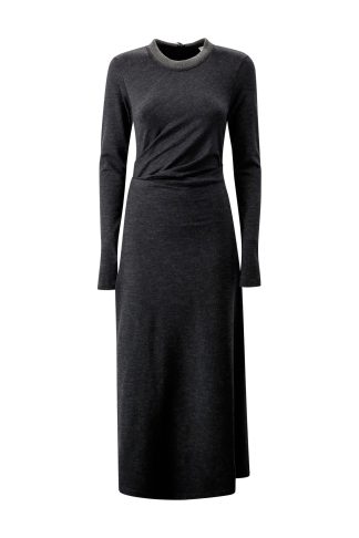 Brunello Cucinelli Draped Jersey Maxi Dress