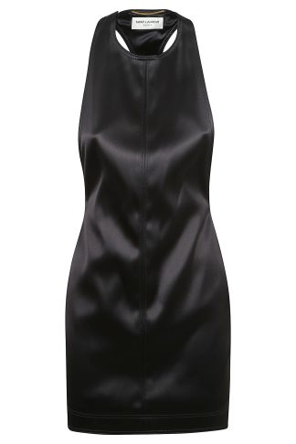 Saint Laurent Cropped Sleeveless Dress