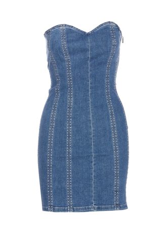 Denim Studs Strass Dress Liu-jo