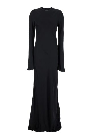 Rotate by Birger Christensen Satin Maxi Dress