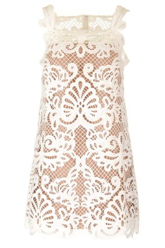 self-portrait White Lace A-line Sheath Dress