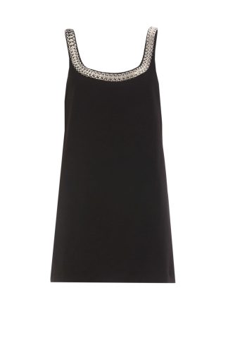 Pinko Baudelaire Embellished Mini Cami Dress