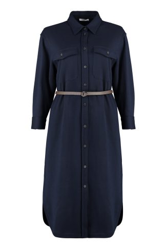 Peserico Belted Shirtdress