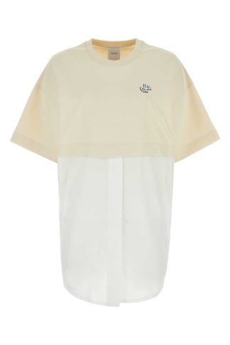 Patou Two-tone Cotton T-shirt Dress