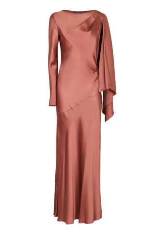 Alberta Ferretti Satin Dress