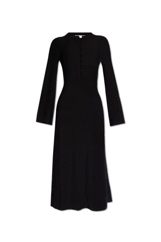 Chlo? Long-sleeved Knitted Midi Dress