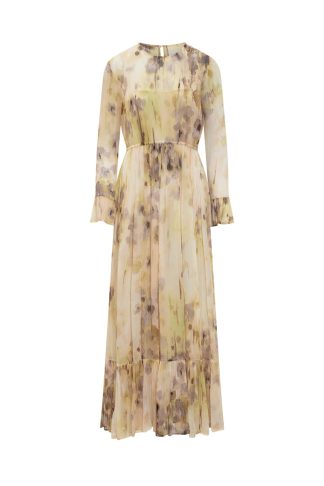 Jucca Long Dress With Flounce