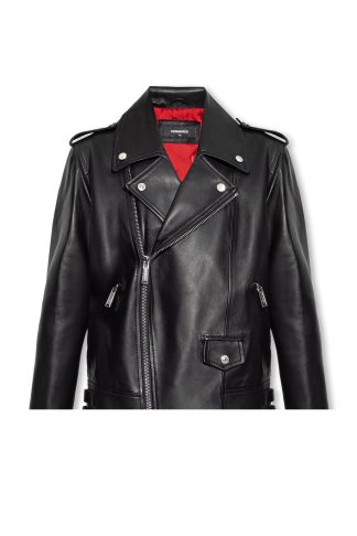 Dsquared2 Leather Boyfriend Jacket