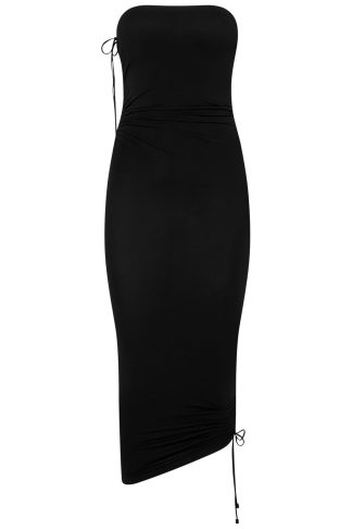 Wolford Fatal Strapless Ruched Mini Dress